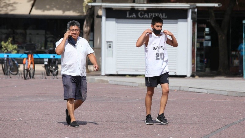 Mucho calor este martes por la tarde en la ciudad.