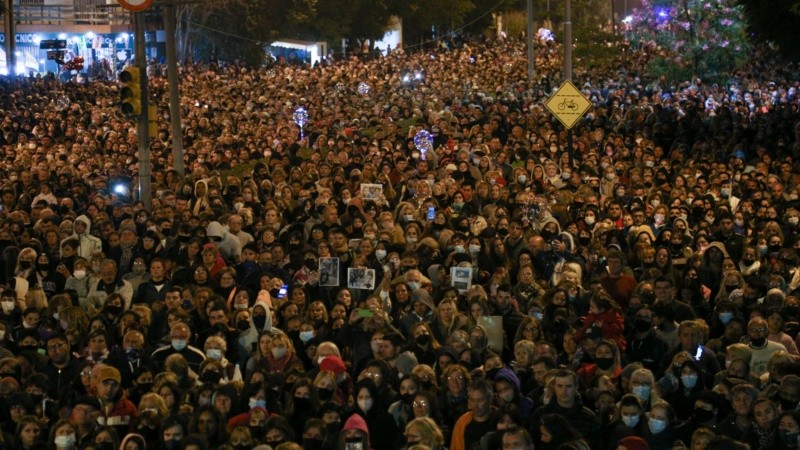 Masiva concurrencia en barrio Rucci.