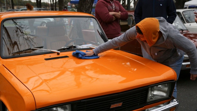 De todo tipo y color: la muestra de autos en el Parque Independencia.