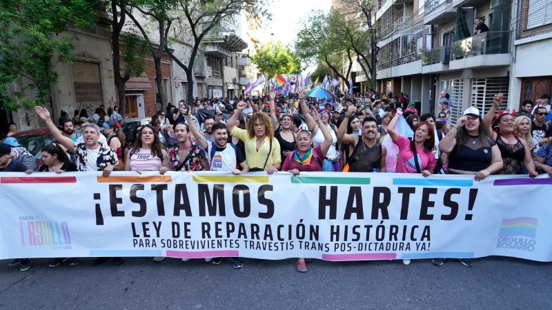 Volvió la multitudinaria Marcha del Orgullo.