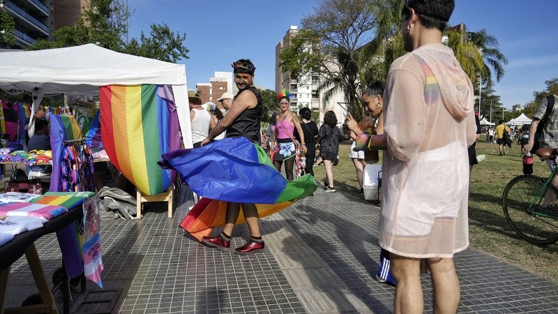 Una nueva Marcha del Orgullo se desplegó este sábado en Rosario.