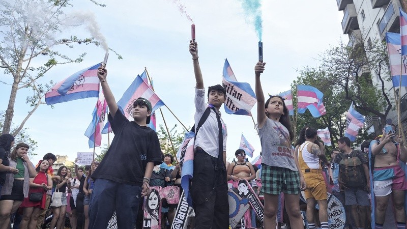 Una nueva Marcha del Orgullo se desplegó este sábado en Rosario.