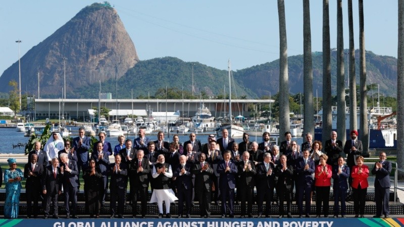 La foto de familia del G20, sin Biden ni Meloni ni Trudeau.